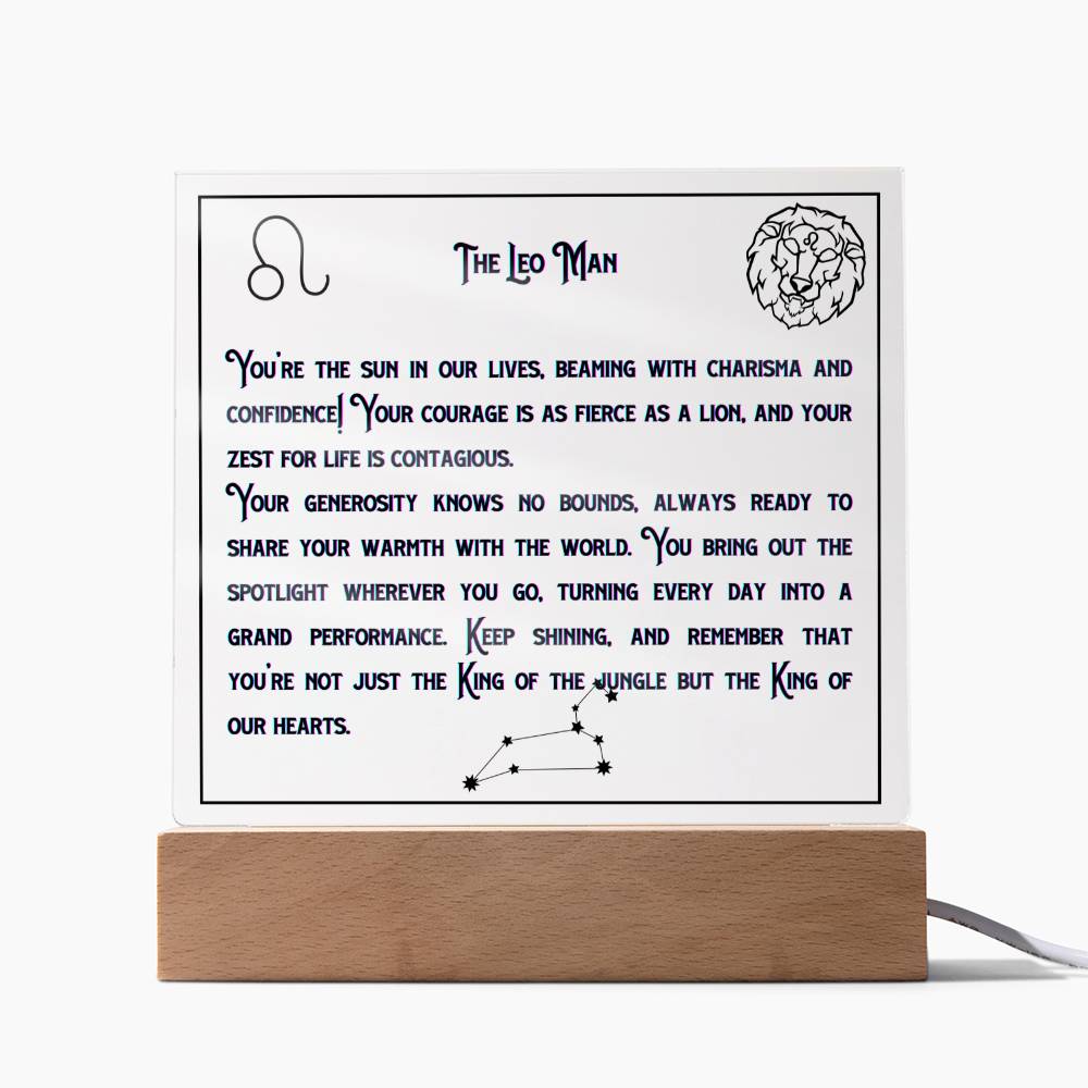 Leo  Zodiac Gifts | Birthday Zodiac presents based on Astrology | Leo  Men Horoscope Personality Traits