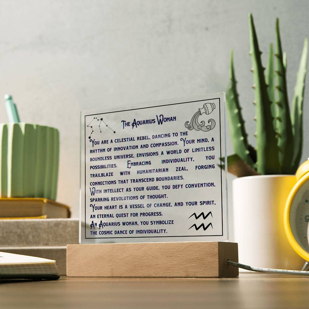 Aquarius Zodiac Gifts | Birthday Zodiac presents based on Astrology | Aquarius Women Horoscope Personality Traits