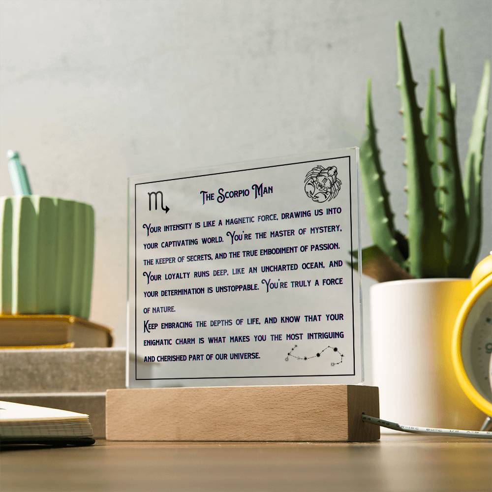 Scorpio  Zodiac Gifts | Birthday Zodiac presents based on Astrology | Scorpio  Men Horoscope Personality Traits