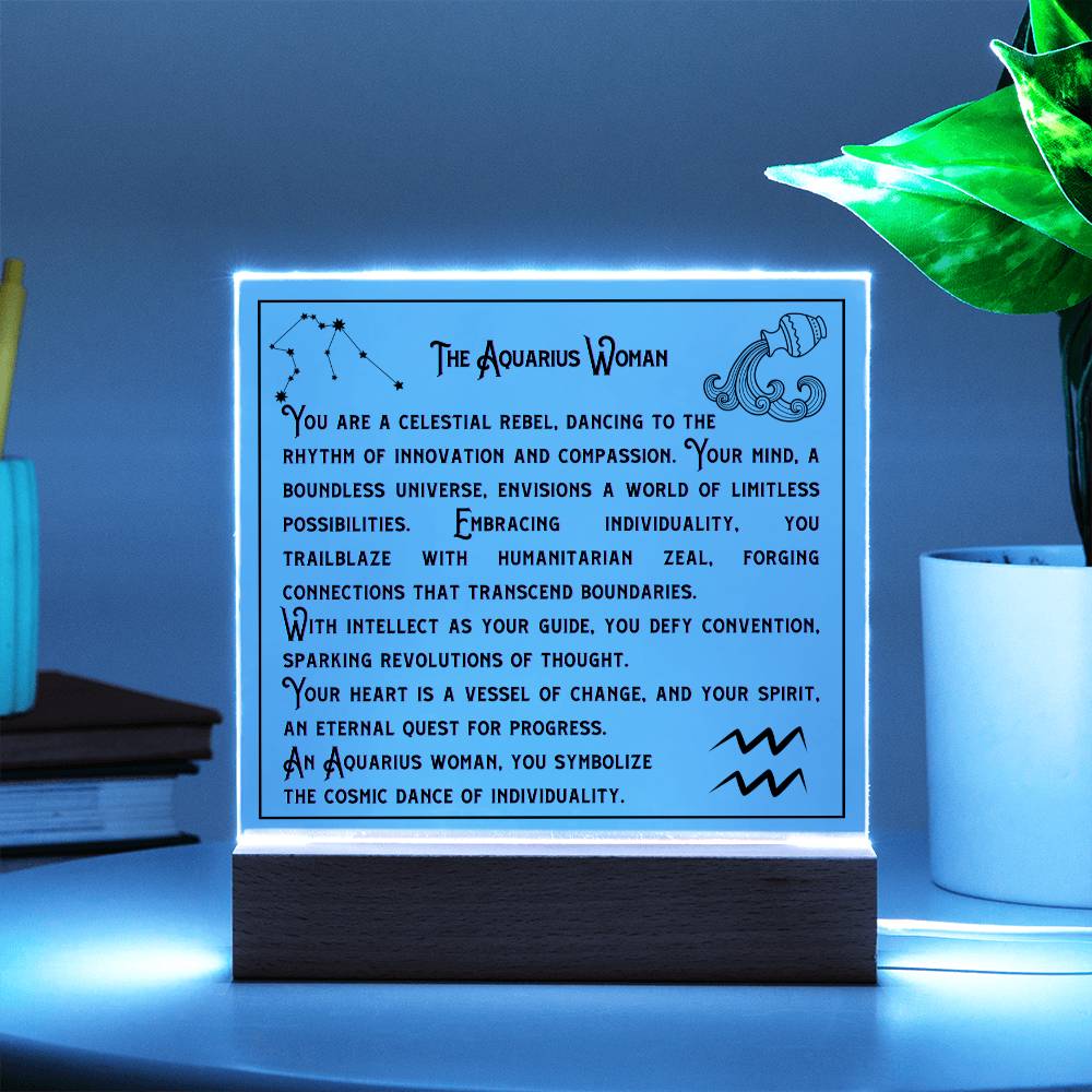 Aquarius Zodiac Gifts | Birthday Zodiac presents based on Astrology | Aquarius Women Horoscope Personality Traits