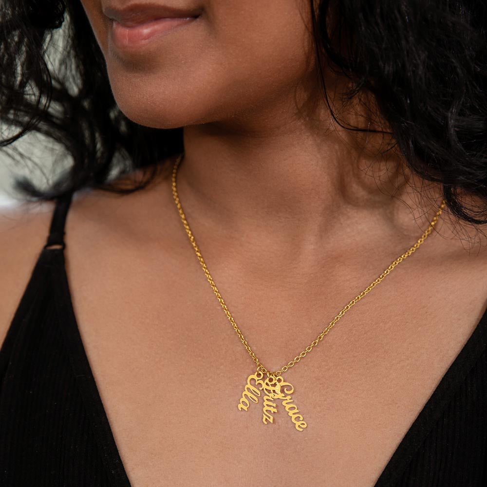 Personalized Name Necklace for Grandma who has everything | Cherished Keepsake Sentimental gift for your Grandmother | Love as huge as the Universe