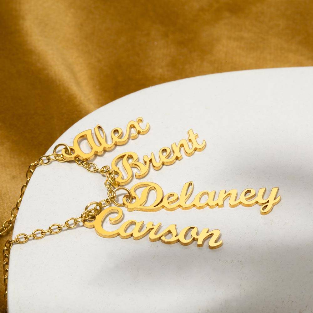 Personalized Name Necklace for Grandma who has everything | Cherished Keepsake Sentimental gift for your Grandmother | Love as huge as the Universe