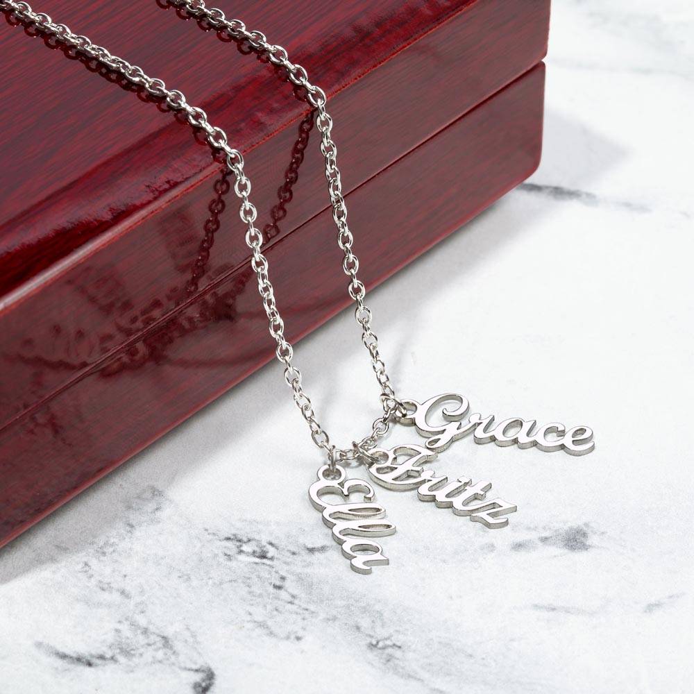 Personalized Name Necklace for Grandma who has everything | Cherished Keepsake Sentimental gift for your Grandmother | The Best Grandkids