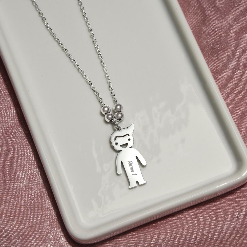 Personalized Kid Charm Necklace Gift for Grandma who has everything | Unique Sentimental Keepsake | Nana -saurus