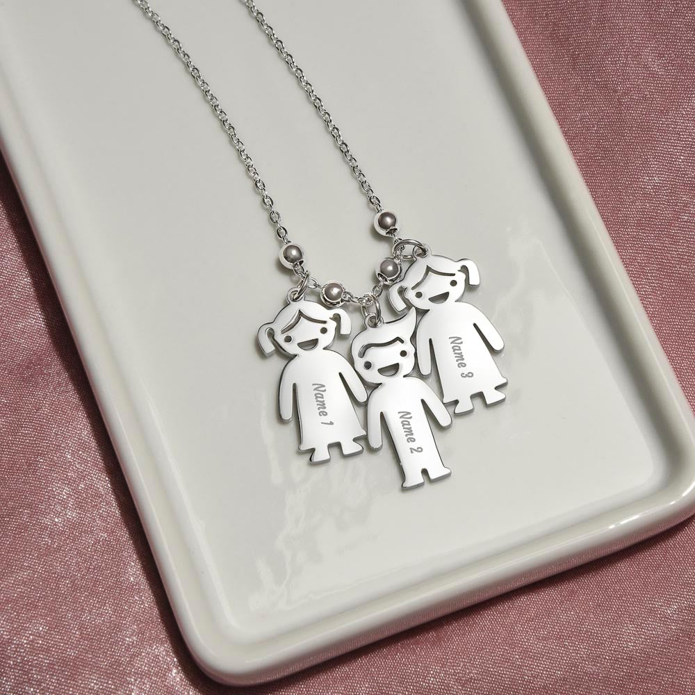 Personalized Kid Charm Necklace Gift for Grandma who has everything | Unique Sentimental Keepsake | Best Grandma Ever