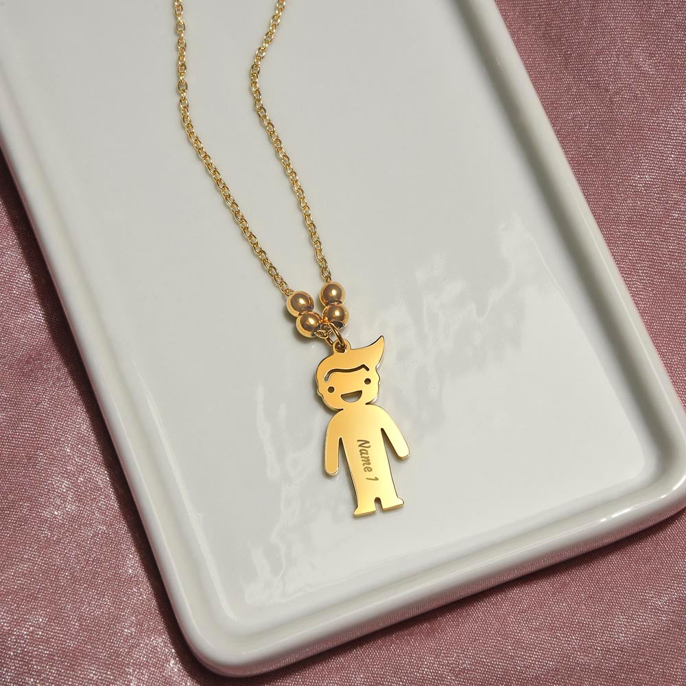 Personalized Kid Charm Necklace Gift for Grandma who has everything | Unique Sentimental Keepsake | Cookie Jar Love