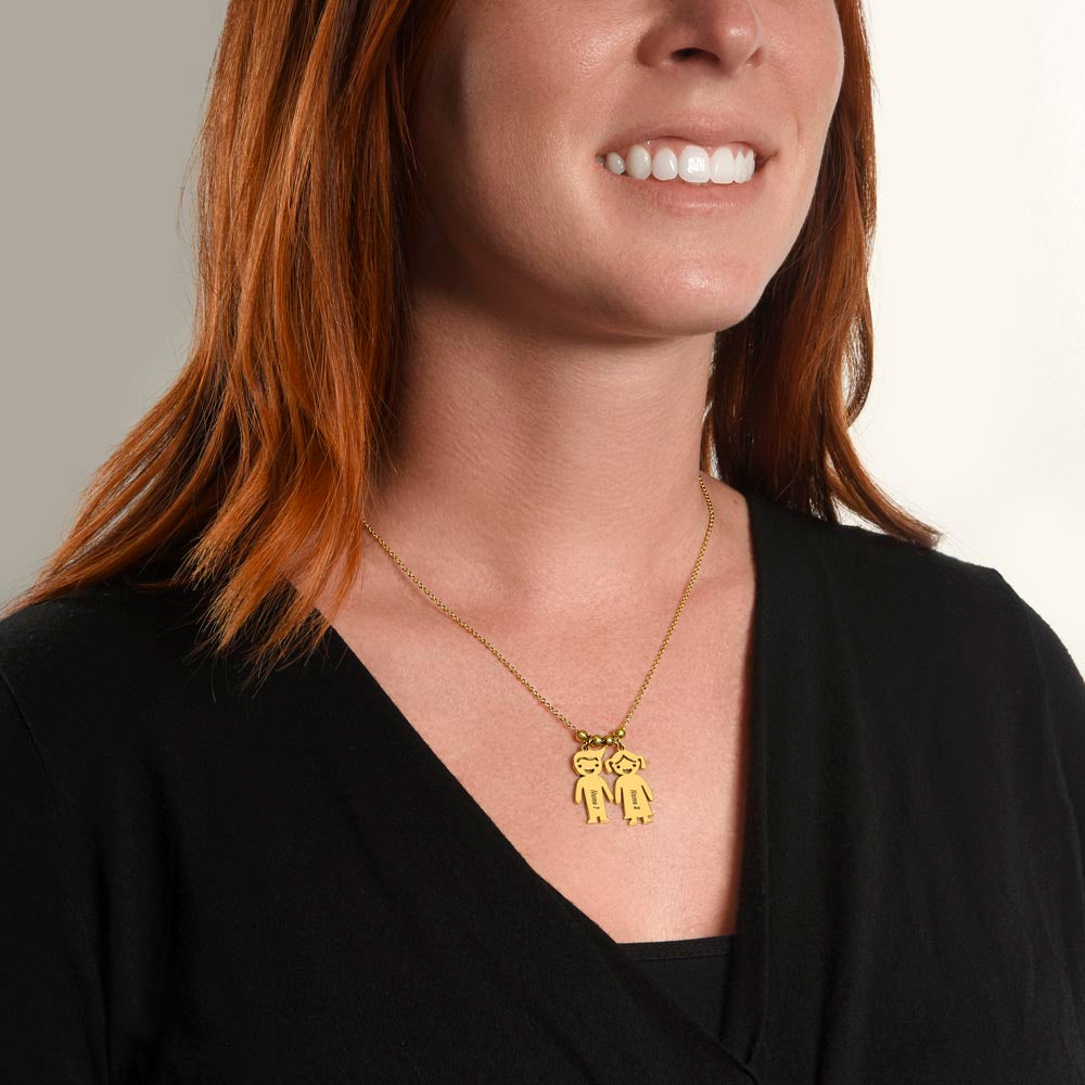 Personalized Kid Charm Necklace Gift for Grandma who has everything | Unique Sentimental Keepsake | Best Grandma Ever