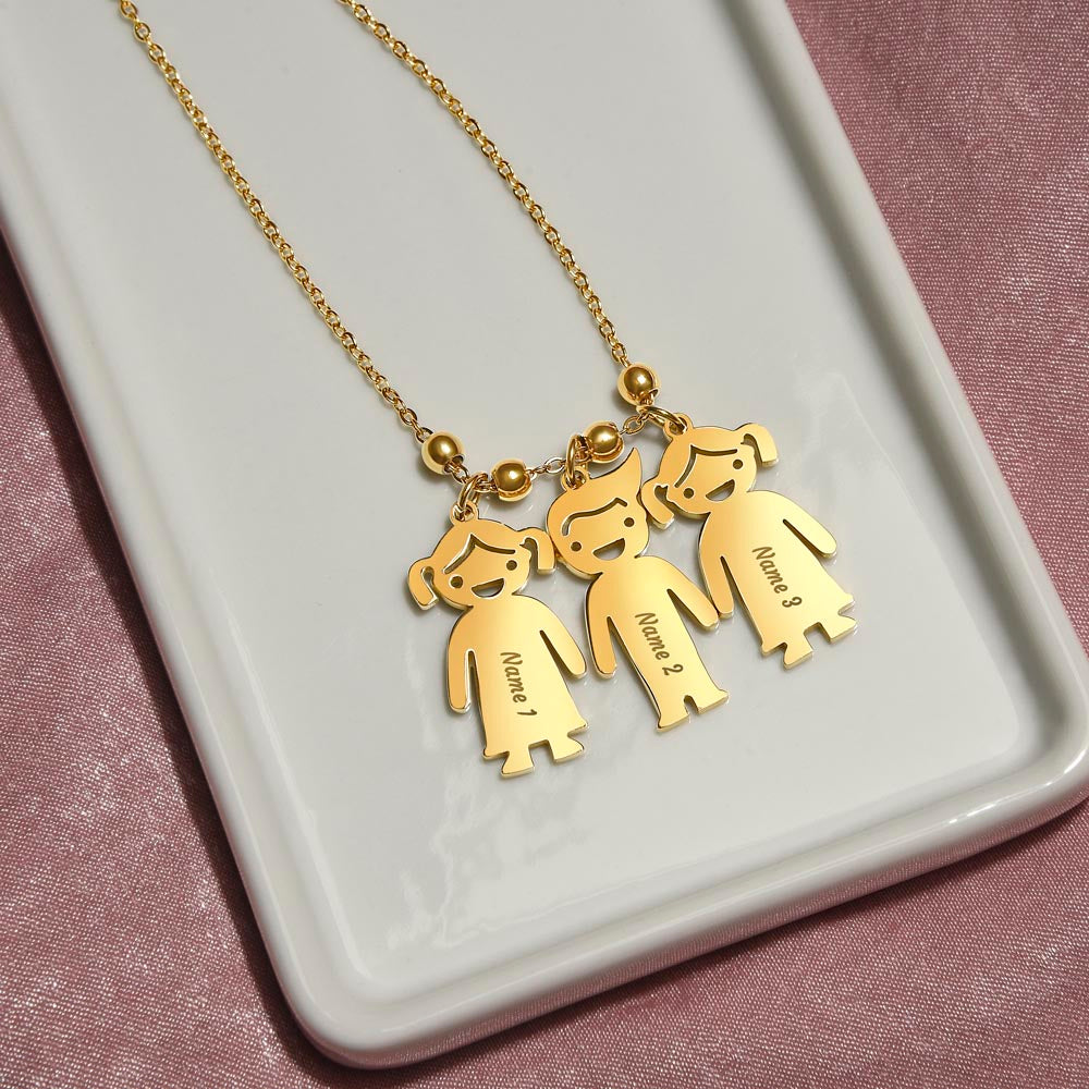 Personalized Kid Charm Necklace Gift for Grandma who has everything | Unique Sentimental Keepsake | Cookie Jar Love