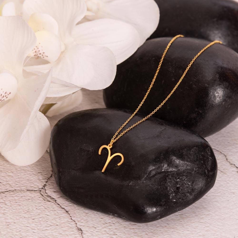 Astrology Gift for Women: ARIES Zodiac Sign Pendant - Perfect Horoscope Jewelry