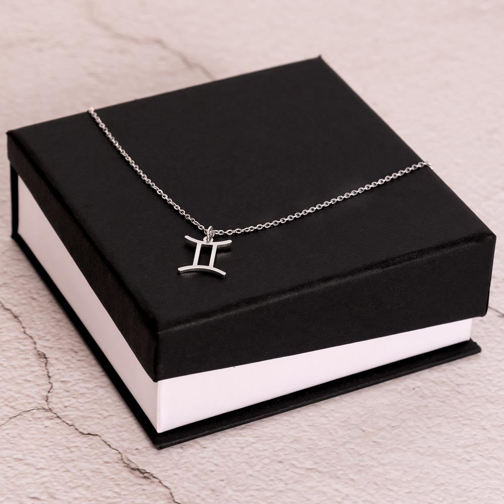 Astrology Gift for Women: GEMINI Zodiac Sign Pendant - Perfect Horoscope Jewelry