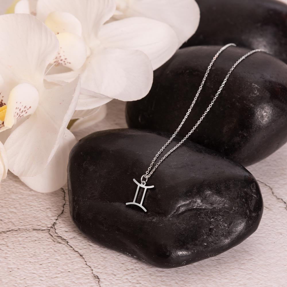 Astrology Gift for Women: GEMINI Zodiac Sign Pendant - Perfect Horoscope Jewelry