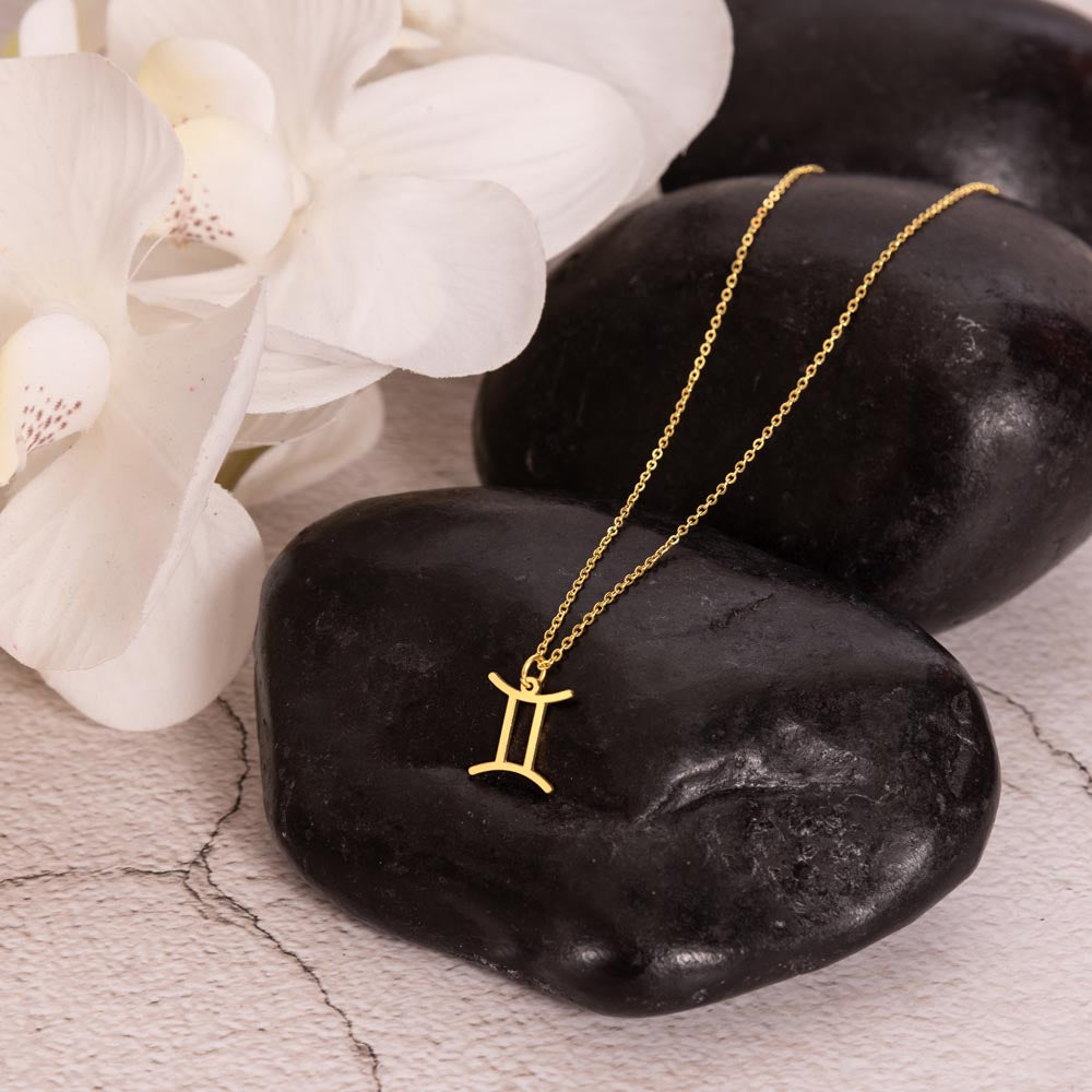 Astrology Gift for Women: GEMINI Zodiac Sign Pendant - Perfect Horoscope Jewelry