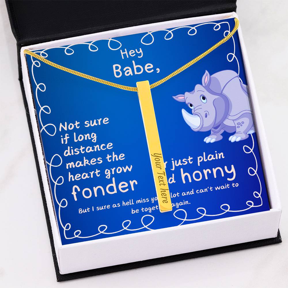 LDR Gift | Long Distance Relationship Gift for Him | Long Distance Love | Cute Funny Gift for Husband or Boyfriend | Engraved with Message card