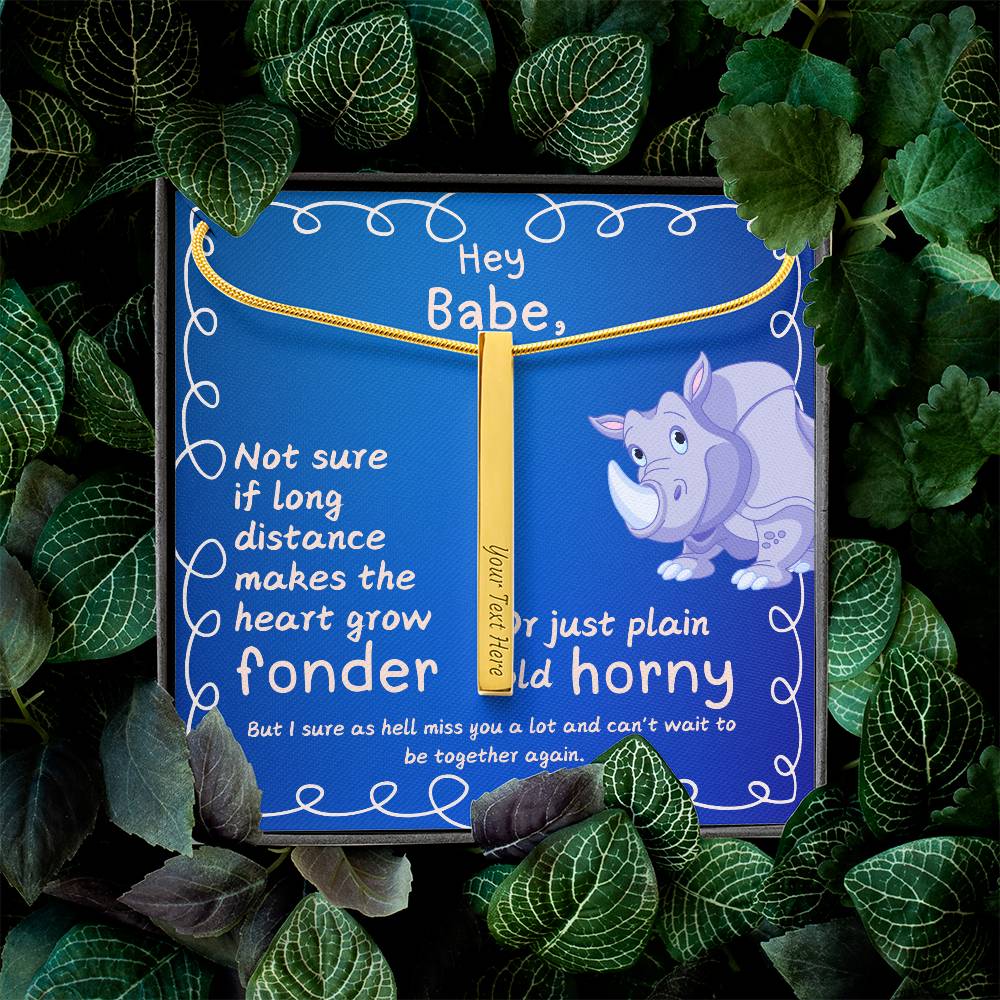 LDR Gift | Long Distance Relationship Gift for Him | Long Distance Love | Cute Funny Gift for Husband or Boyfriend | Engraved with Message card