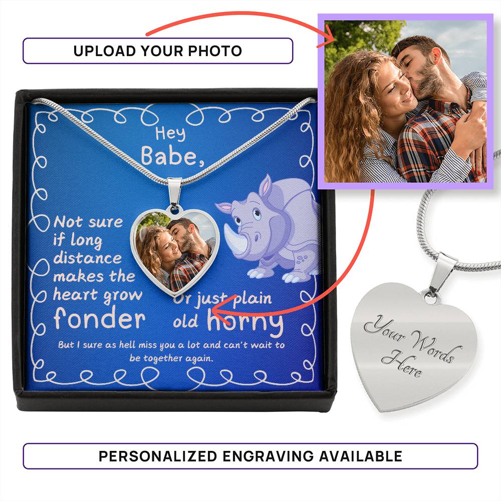 LDR Gift | Long Distance Relationship Gift for Him | Long Distance Love | Cute Funny Gift for Husband or Boyfriend - Fonder or Horny