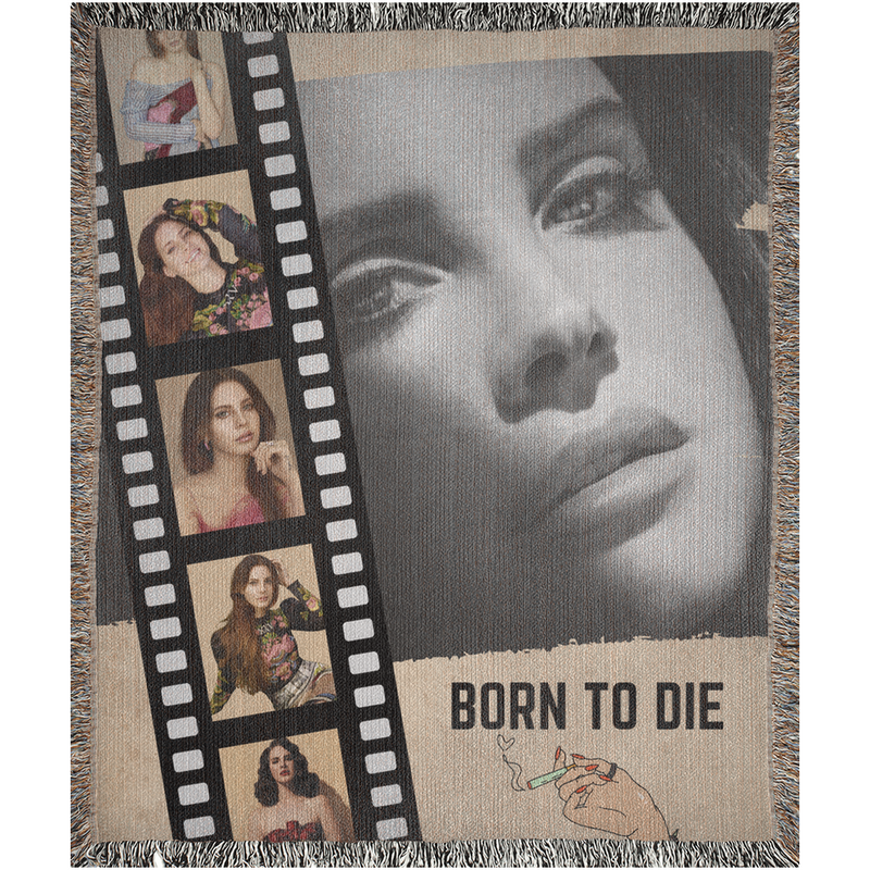 Woven Blankets Luxurious Cotton Woven Tapestry Throw Blanket | Lana Del Rey Woven Blanket