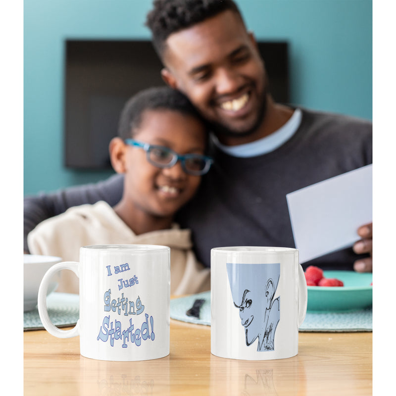 Funny Megamind quote coffee mug | Best gift for Mega mind fans | Just Getting Started (11 Oz)