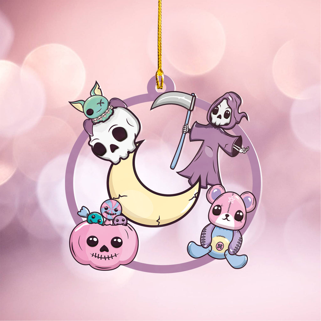 Halloween Decoration Items| Halloween Xmas Decorations | Acrylic Fun Holiday Christmas Décor Ornaments | Cute Kawaii Exterminator