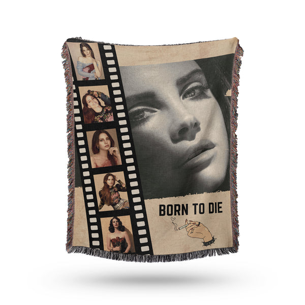 Woven BlanketsLuxurious 100% Cotton Woven Tapestry Throw Blanket | Lana Del Rey Woven Blanket