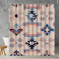 pastel southwestern shower curtain product mockup