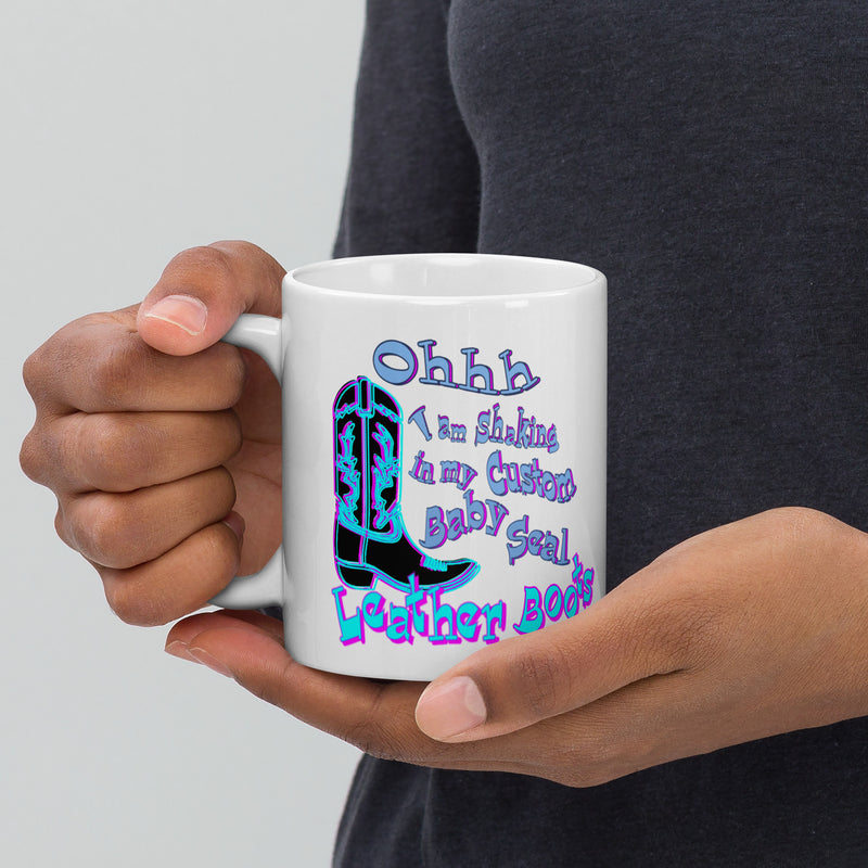 Funny Megamind quote coffee mug | Best gift for Mega mind fans | Baby Seal Leather Boots (11 Oz)