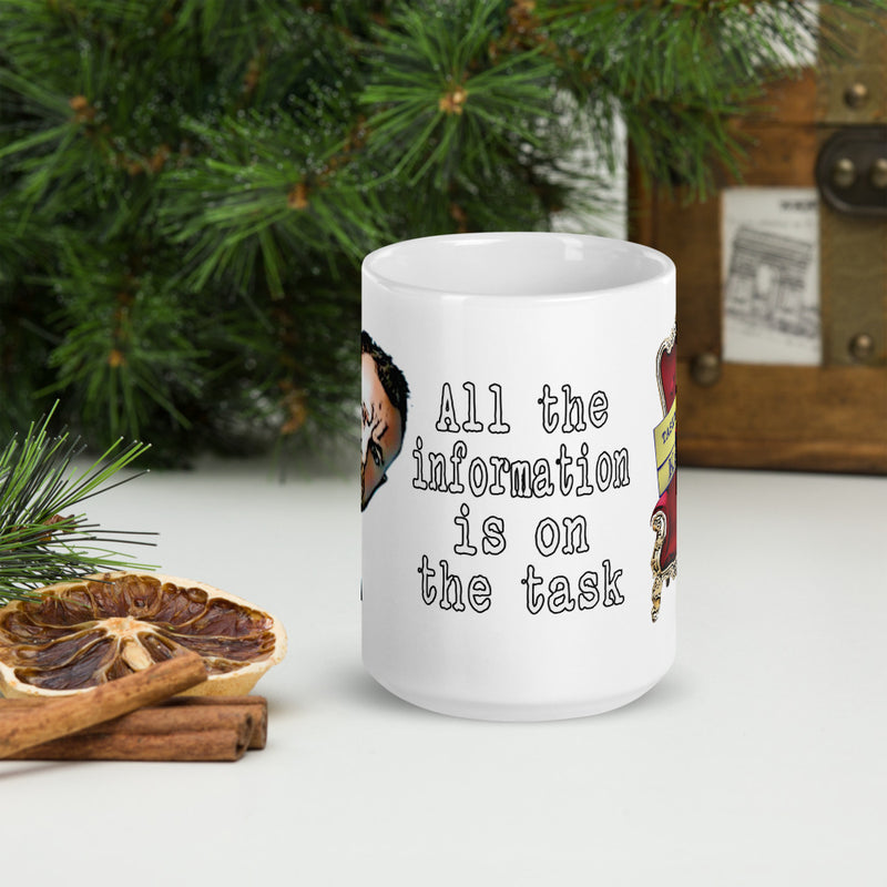 Taskmaster Alex Horne - PERSONALIZED Funny mug - Best Friend Gift –- British TV Series | Live UK Show - 15oz