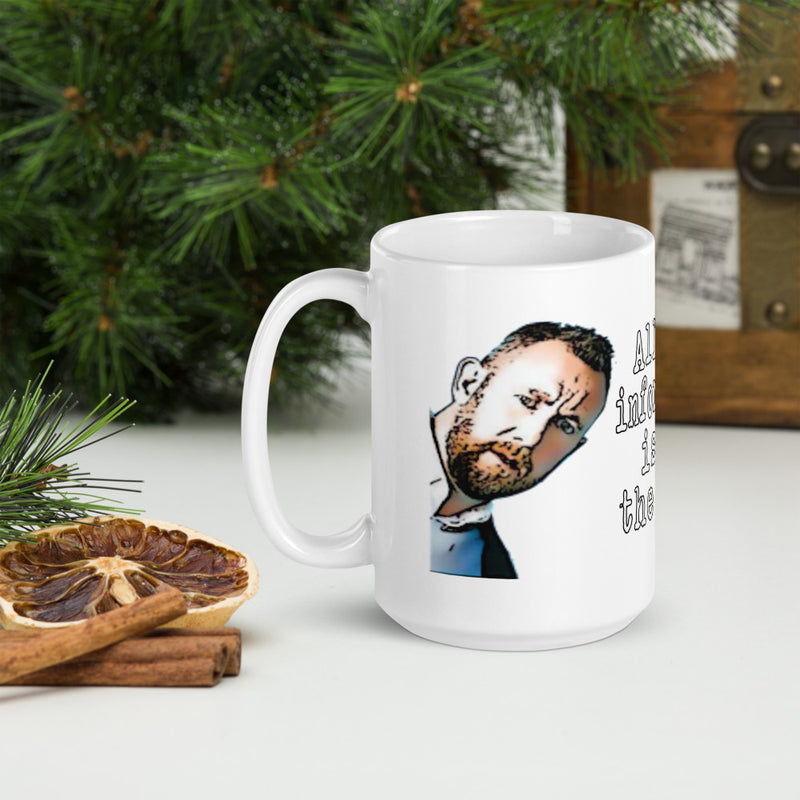 Taskmaster Alex Horne - PERSONALIZED Funny mug - Best Friend Gift –- British TV Series | Live UK Show - 15oz