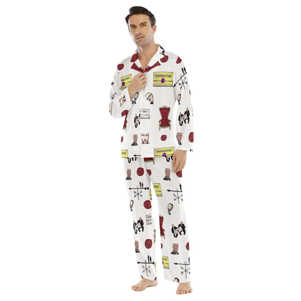 Taskmaster White Pajama set | Greg Davies Alex Horne | Cozy nightwear | Thanksgiving and Christmas Gift