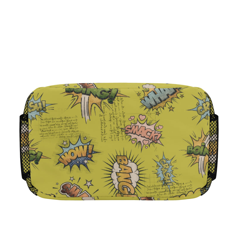 Elevate Lunchtime with Stylish All-Over Printed Vintage Aesthetics Lunch Bag for Teenagers-Moss Adventure