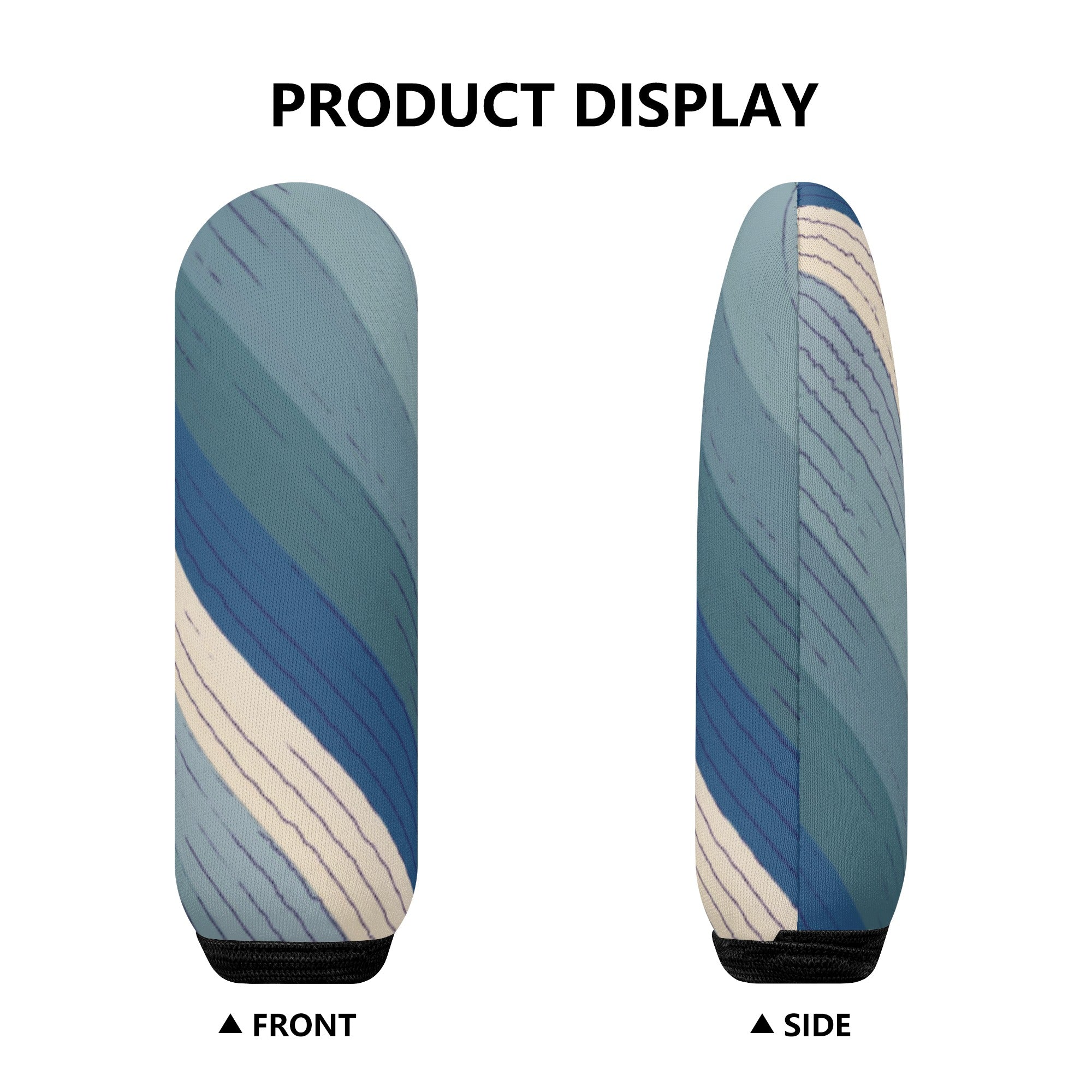 Universal Handbrake Cover for Cars | Hand Brake Protector | Vehicle Handbrake Sleeve - Retro Blue Sunset