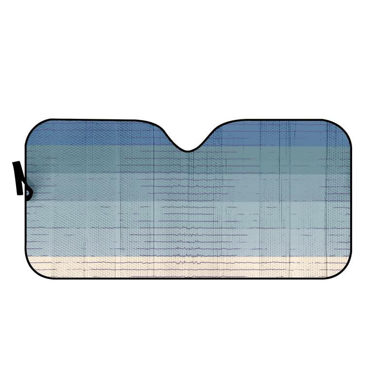 Car Decor | Pastel Auto Sun Shade | Vehicle Windshield | Trendy Car Interiors | Blue Gradient