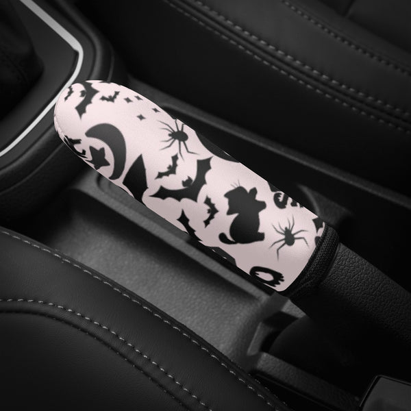 Car Handbrake Cover | Universal Handbrake Cover for Cars | Hand Brake Protector | Vehicle Handbrake Sleeve - Halloween Spooky Boo