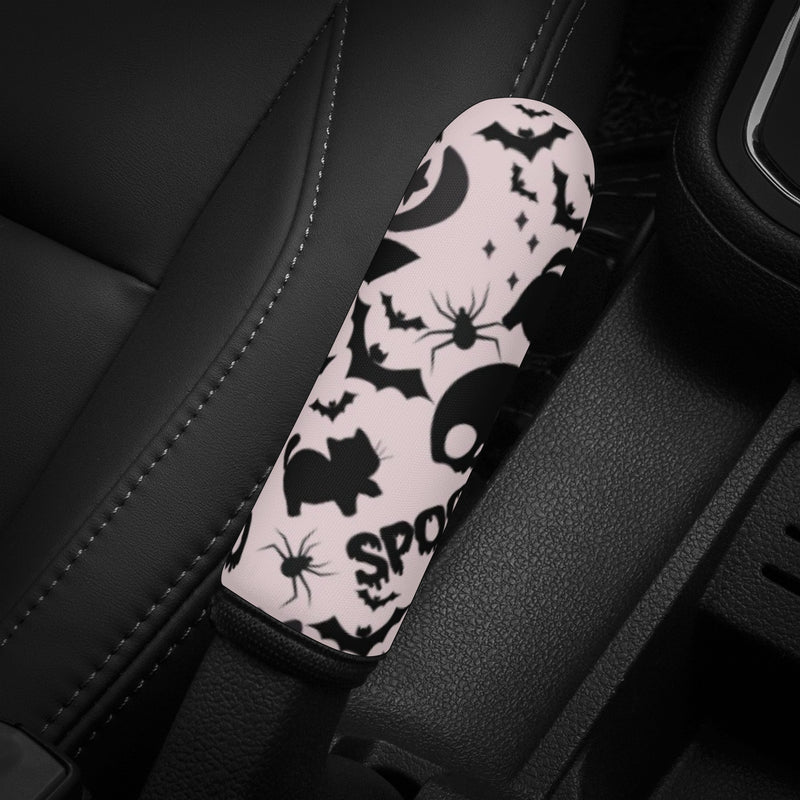 Car Handbrake Cover | Universal Handbrake Cover for Cars | Hand Brake Protector | Vehicle Handbrake Sleeve - Halloween Spooky Boo