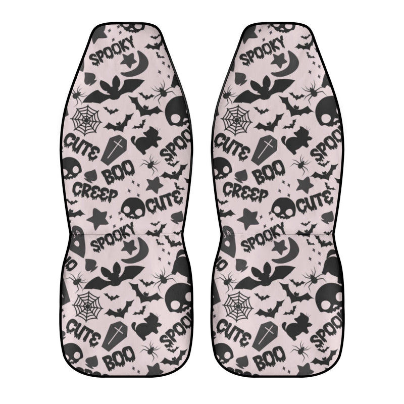 Car Accessories | Car Seat Covers for Front | Set of 2 | Sweat Protector | Vehicle Interiors– Spooky Boo