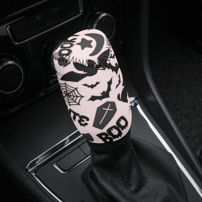 Gear Knob Cover for Cars | Manual or Automatic Transmission stick cover | Car Shifter Gear cover-Spooky Boo