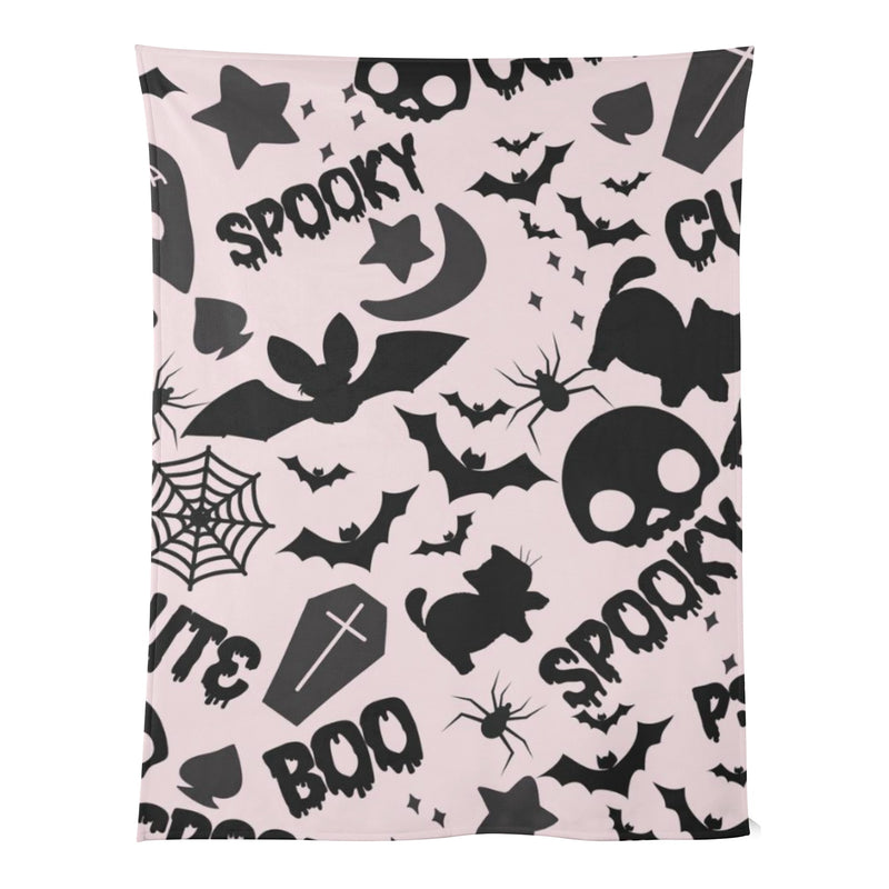 Best Breathable Cozy Flannel Blankets for Kids | Cute Halloween themed blankets | Spooky Boo