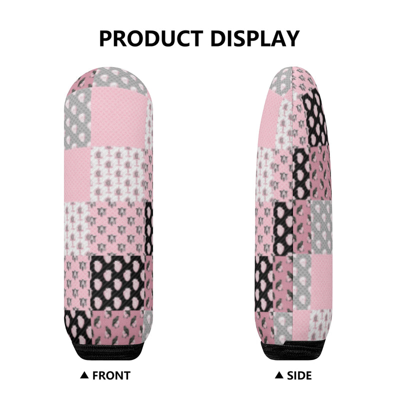 Universal Handbrake Cover for Cars | Hand Brake Protector | Vehicle Handbrake Sleeve - Pastel Goth Checkered