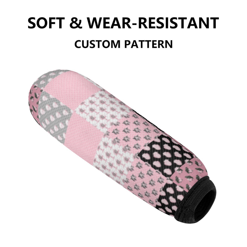 Universal Handbrake Cover for Cars | Hand Brake Protector | Vehicle Handbrake Sleeve - Pastel Goth Checkered