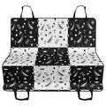 Dog Car Seat Covers and Hammocks | Pet Accessories | Back Seat Cover for Dogs and Cats- Monochrome Checkered