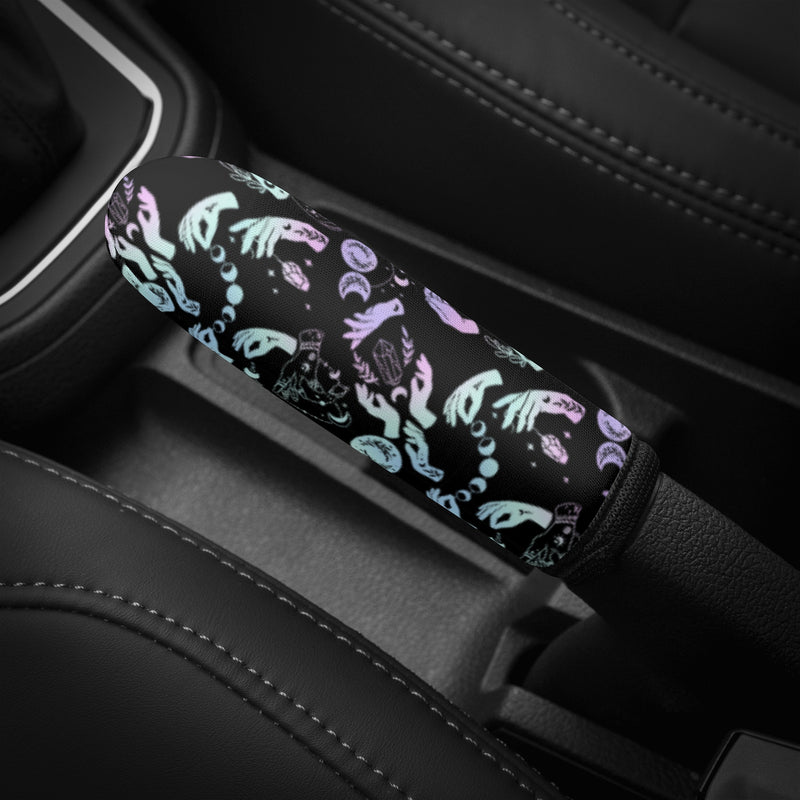 Car Handbrake Cover | Universal Handbrake Cover for Cars | Hand Brake Protector | Vehicle Handbrake Sleeve - Witchy Crystal Ball