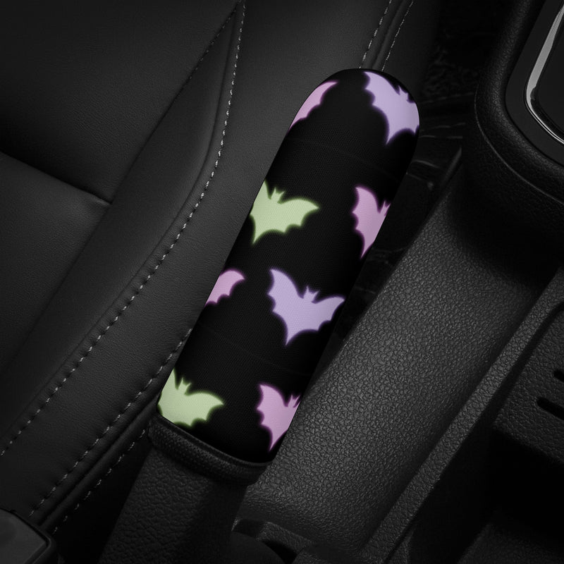 Universal Handbrake Cover for Cars | Hand Brake Protector | Vehicle Handbrake Sleeve - Pastel Goth Bats