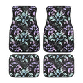 Car Floor Mats | Set of 4 | Universal size | All Weather proof | Affordable | Washable- Pastel Goth Witchy Crystal Balls