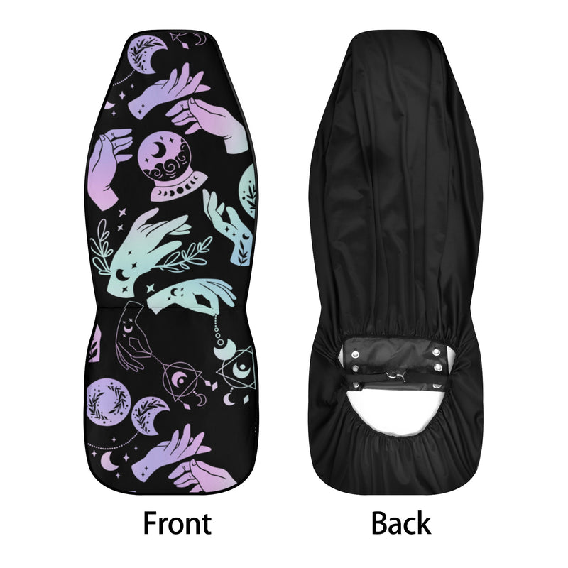 Car Accessories | Car Seat Covers for Front & Back | Cool Fitted Sweat Protector | Vehicle Interiors Upholstery | Witchy Crystal Ball