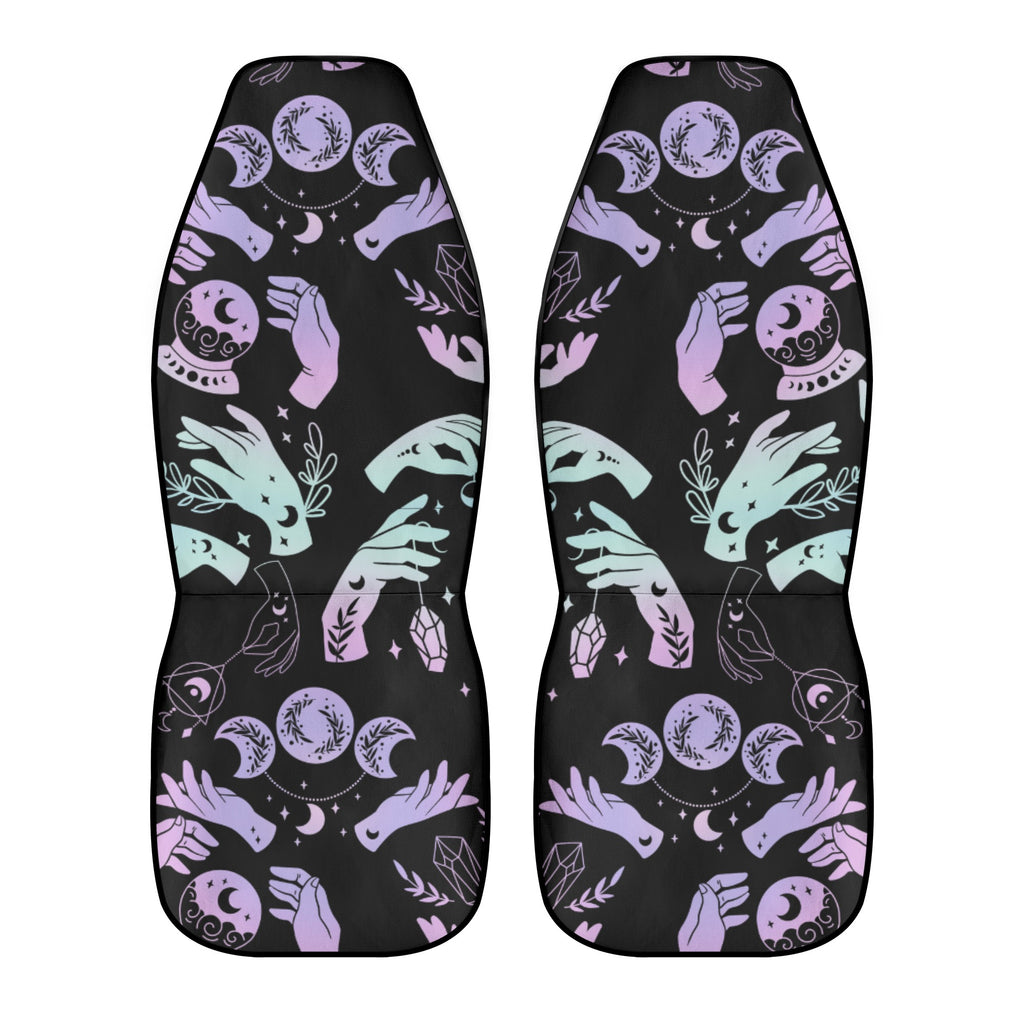 Car Accessories | Car Seat Covers for Front | Set of 2 | Sweat Protector | Vehicle Interiors– Witchy Crystal Ball