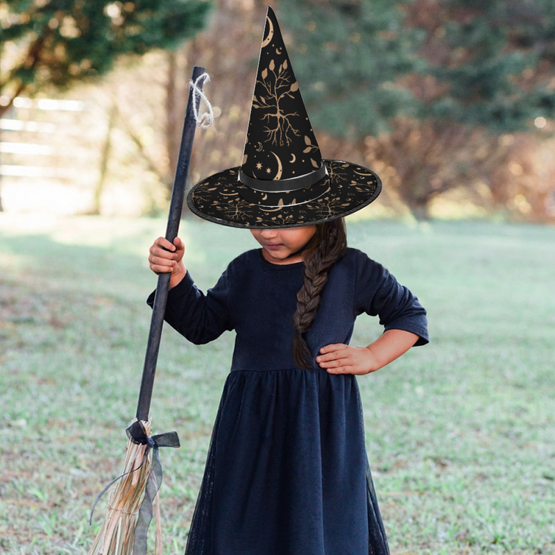 Halloween Witch Hat for Cosplay Parties or Birthday Celebrations-Boho Nights