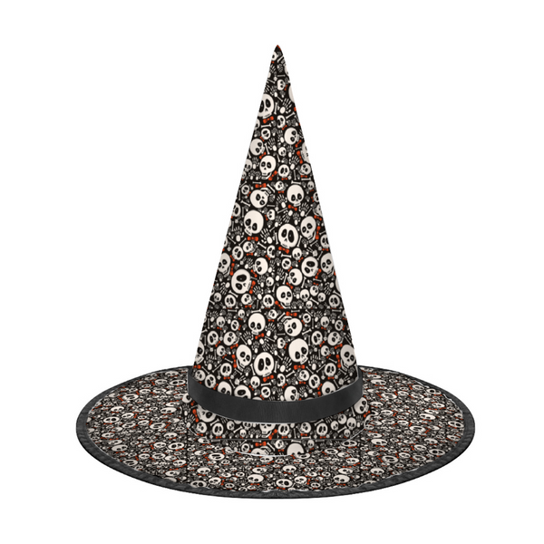 Halloween Witch Hat for Cosplay Parties or Birthday Celebrations-Skeleton Heap